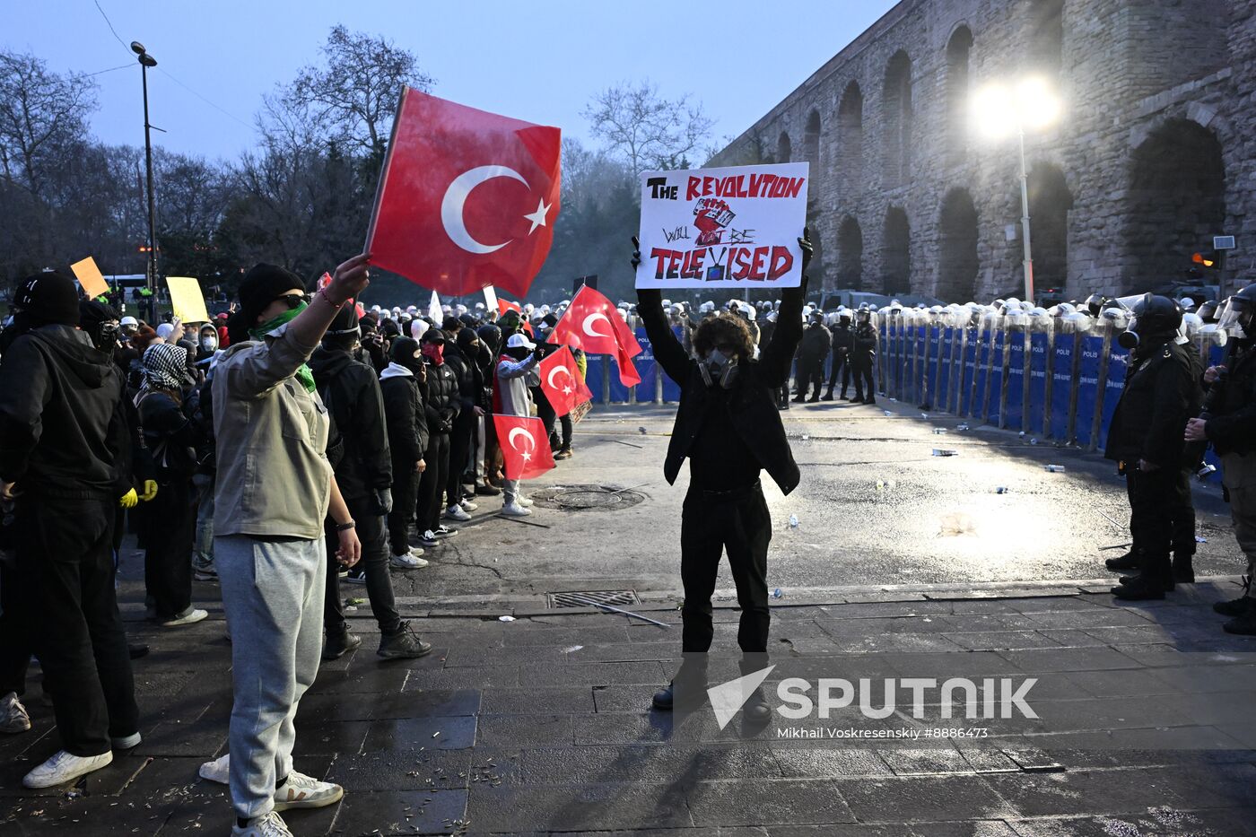 Turkey Opposition Arrest Protests