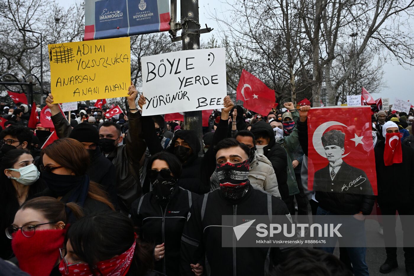 Turkey Opposition Arrest Protests