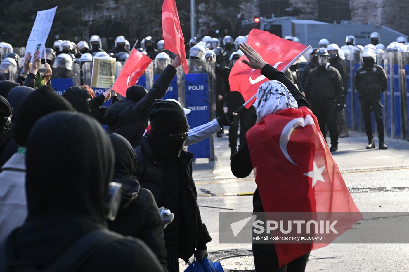 Turkey Opposition Arrest Protests