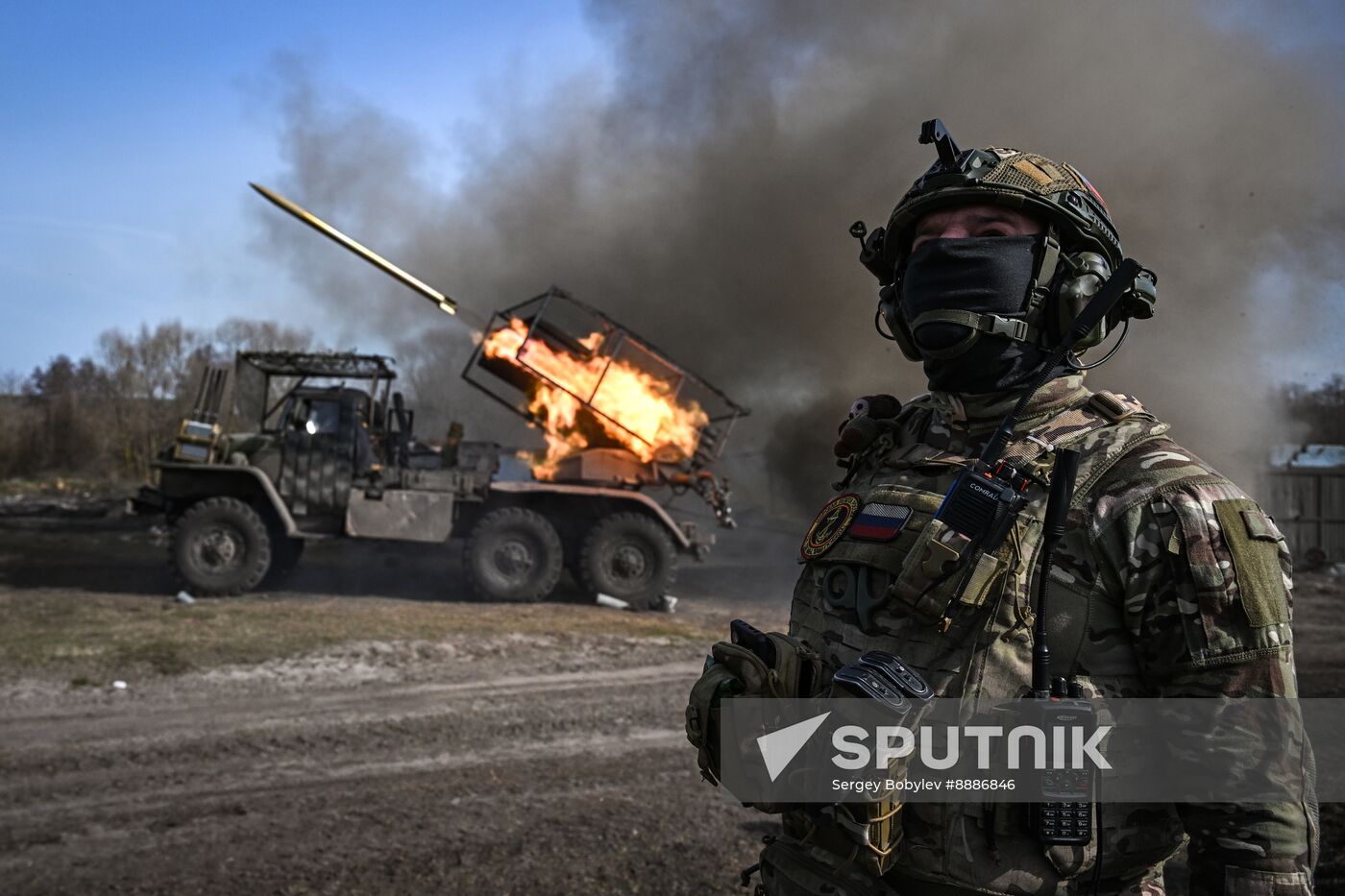 Russia Ukraine Kursk Attack Artillery Unit