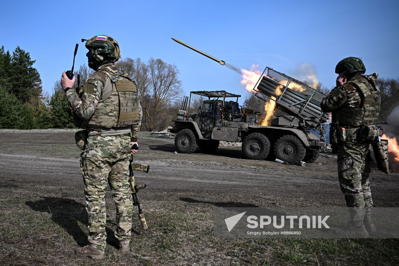 Russia Ukraine Kursk Attack Artillery Unit