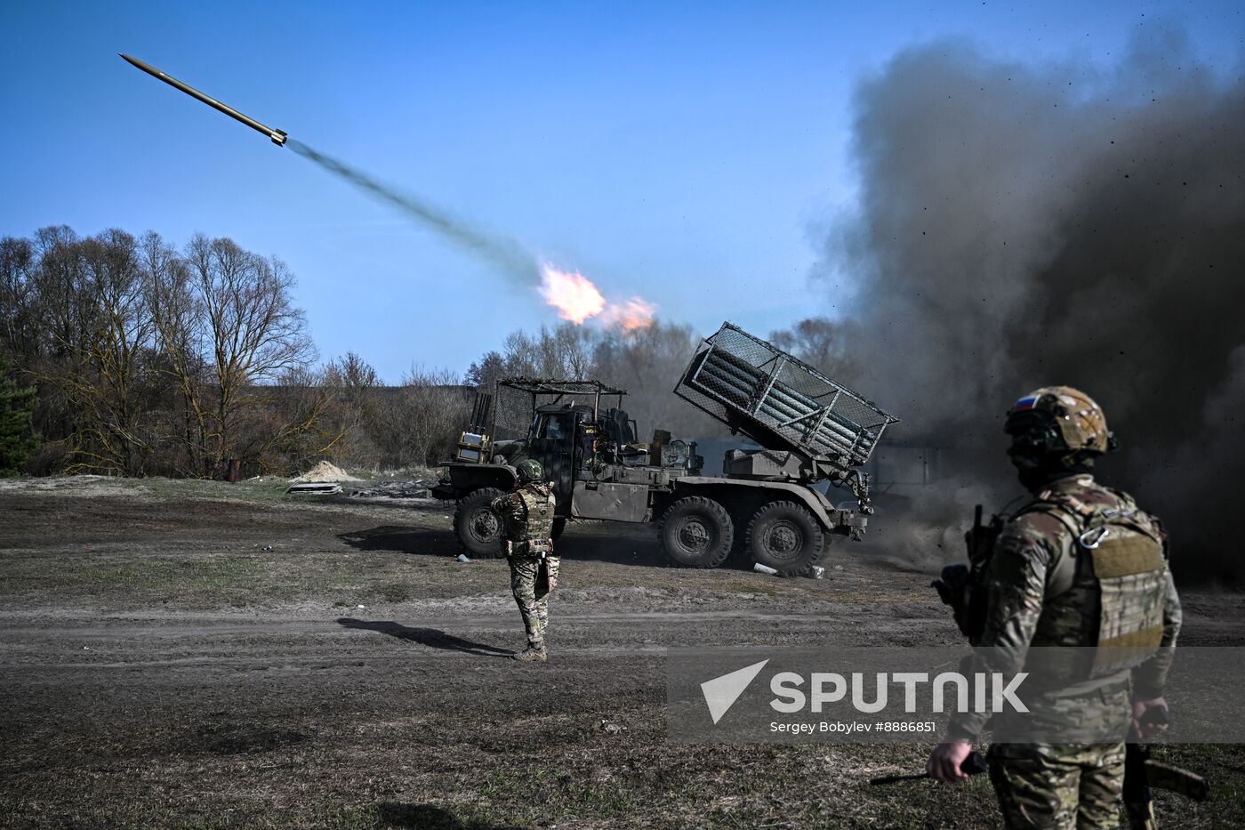 Russia Ukraine Kursk Attack Artillery Unit