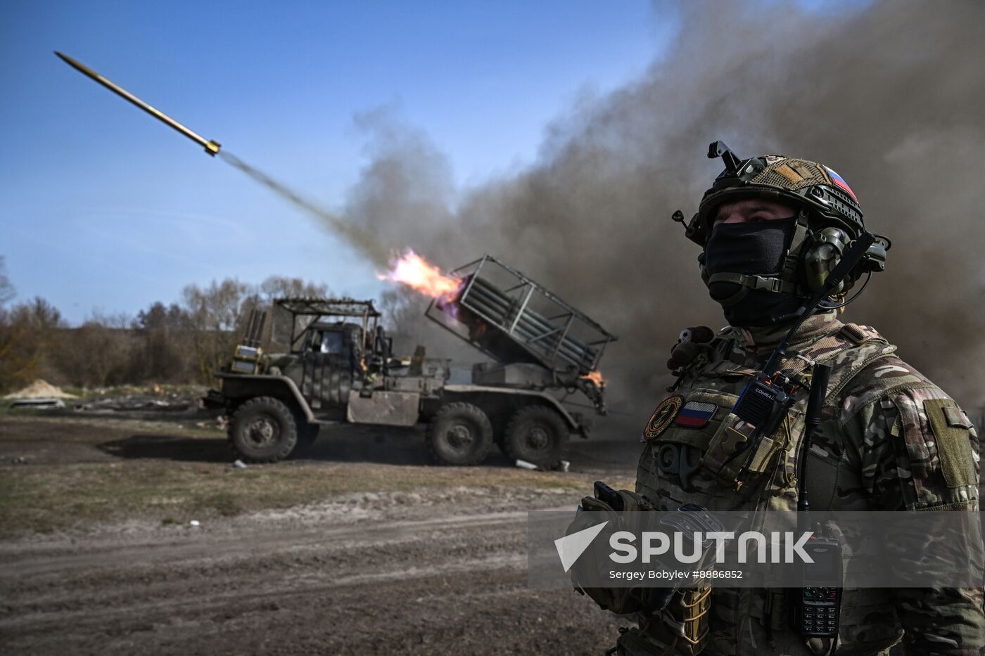 Russia Ukraine Kursk Attack Artillery Unit