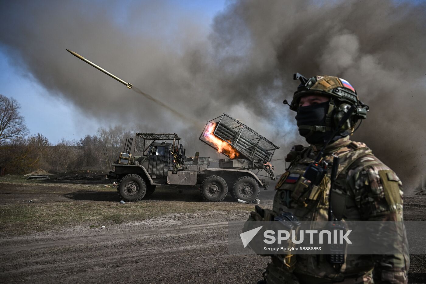 Russia Ukraine Kursk Attack Artillery Unit