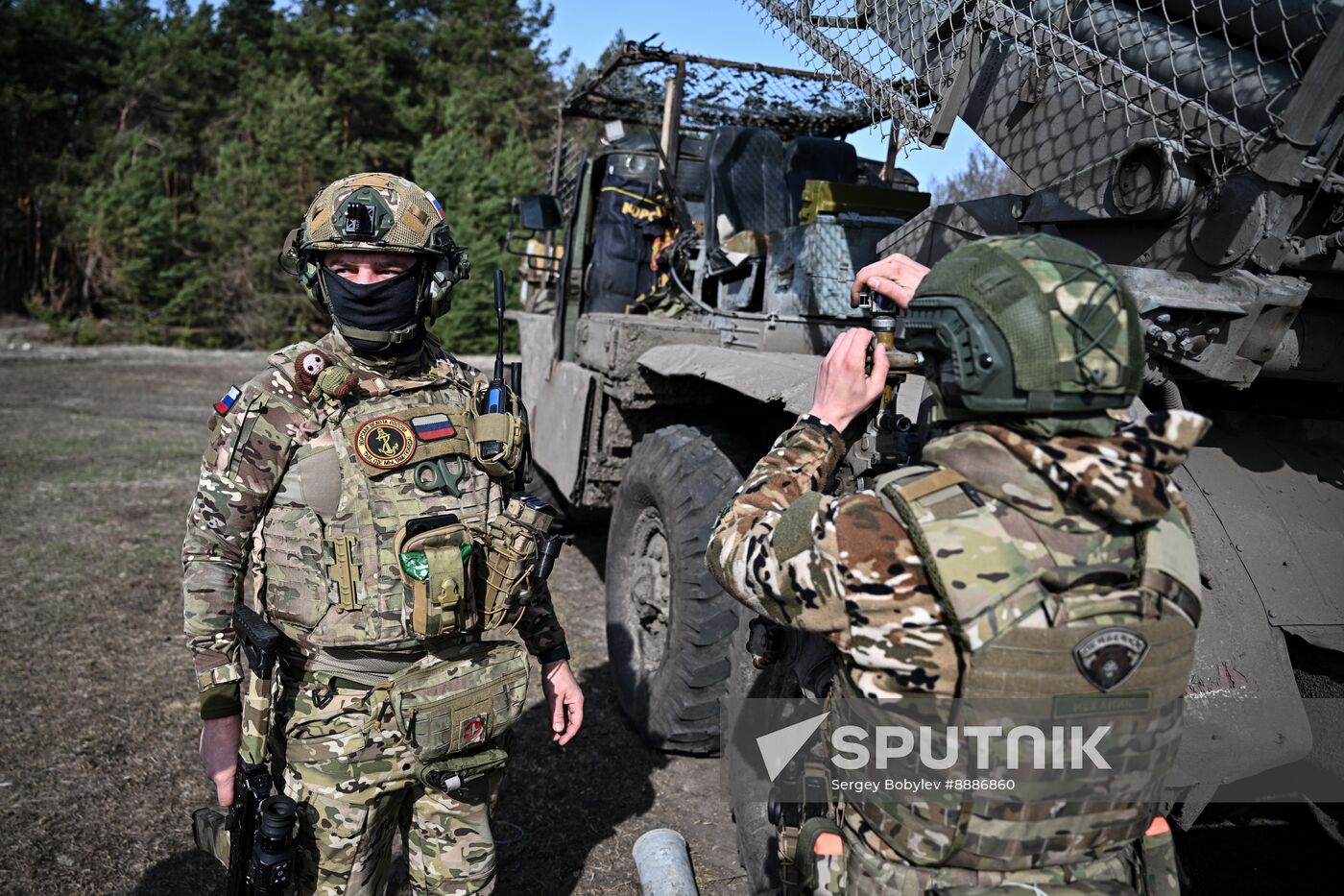 Russia Ukraine Kursk Attack Artillery Unit