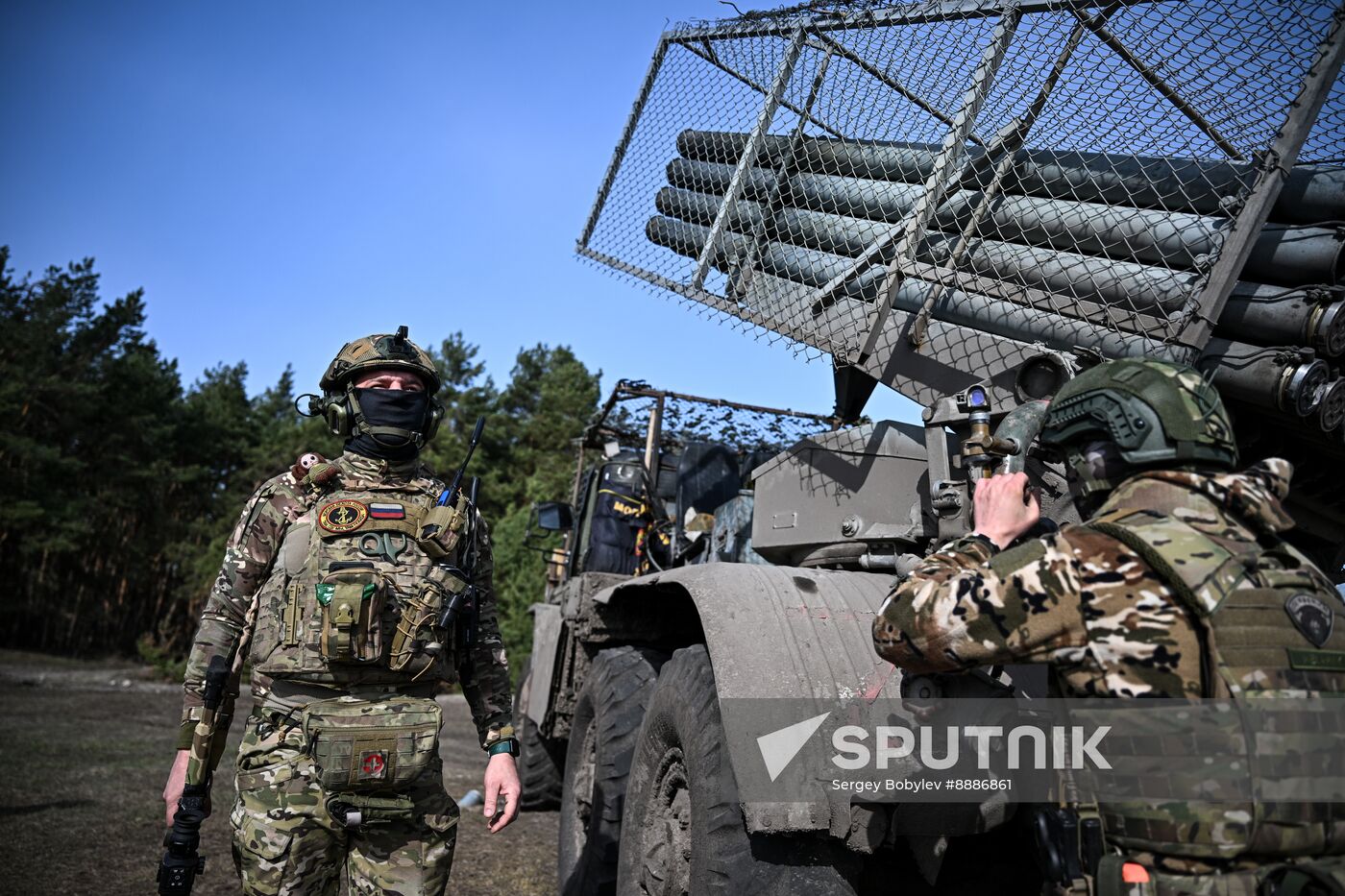 Russia Ukraine Kursk Attack Artillery Unit