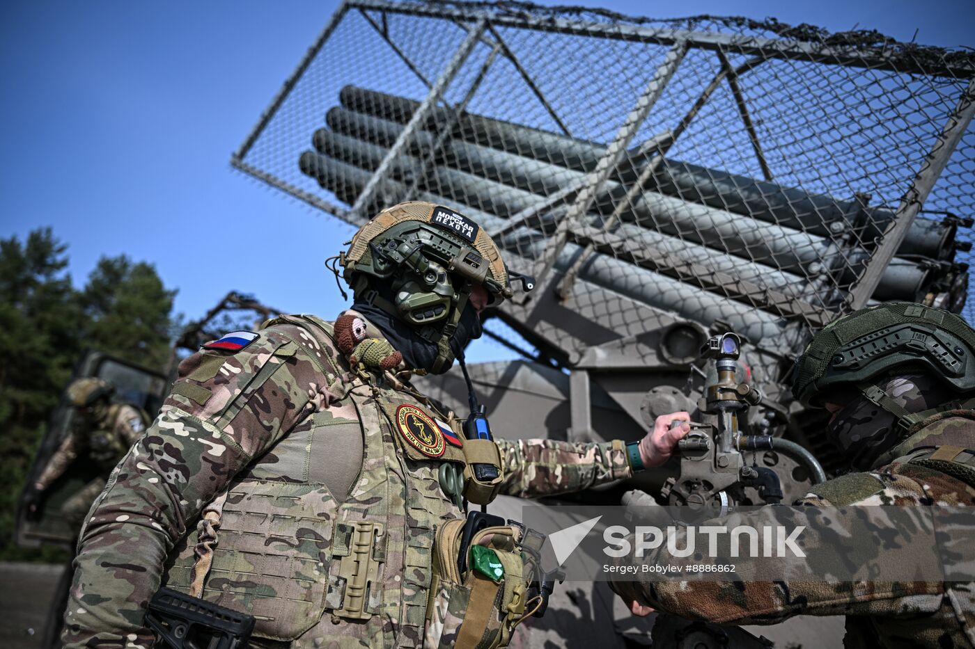 Russia Ukraine Kursk Attack Artillery Unit