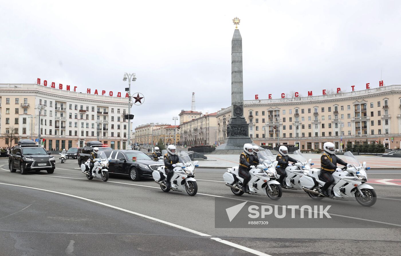 Belarus Lukashenko Inauguration