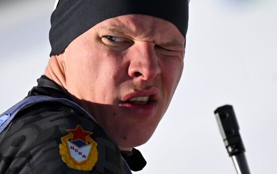 Russia Biathlon Championships Training