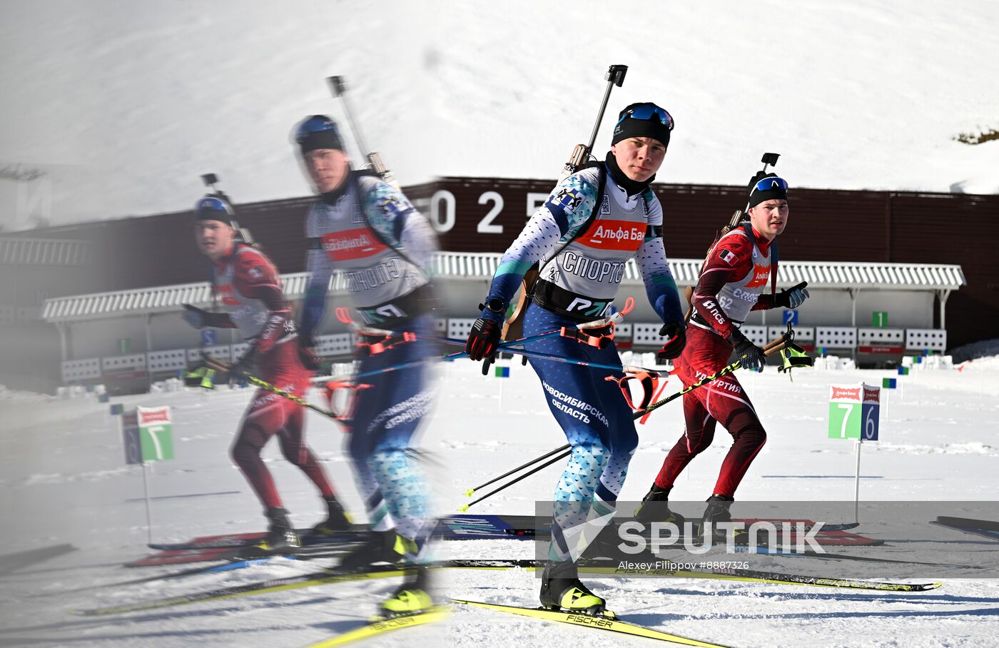 Russia Biathlon Championships Training