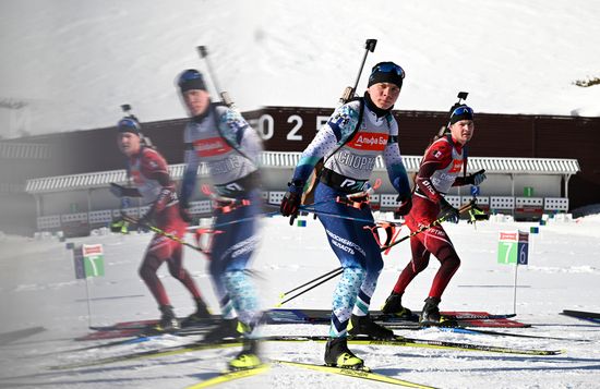 Russia Biathlon Championships Training