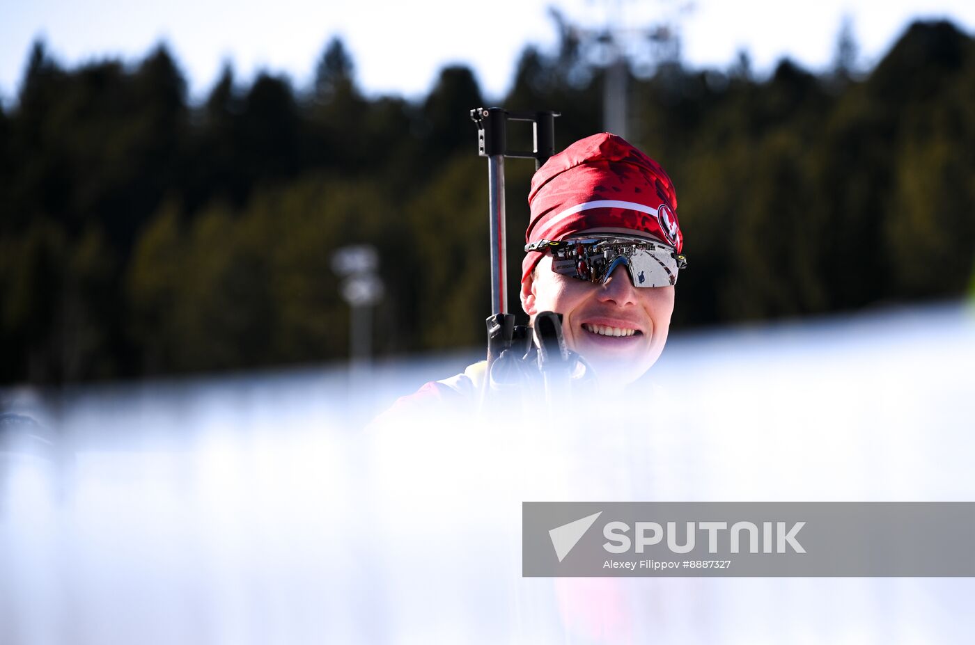 Russia Biathlon Championships Training