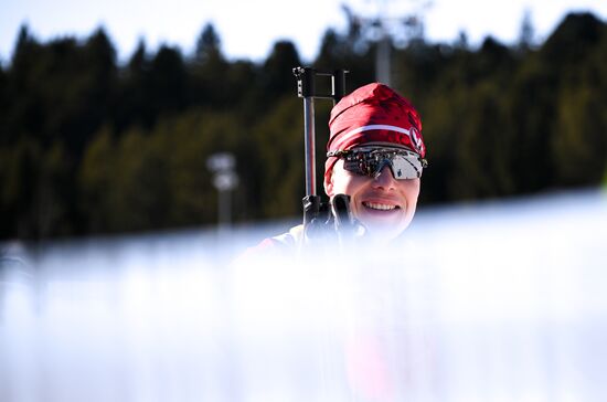 Russia Biathlon Championships Training