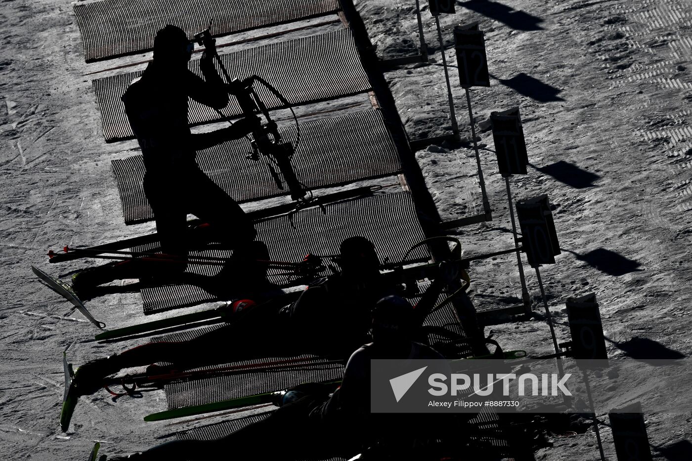 Russia Biathlon Championships Training