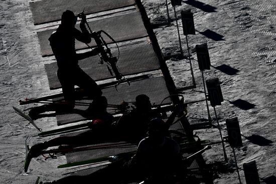Russia Biathlon Championships Training