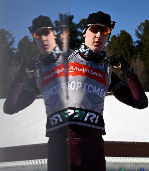 Russia Biathlon Championships Training