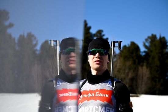 Russia Biathlon Championships Training