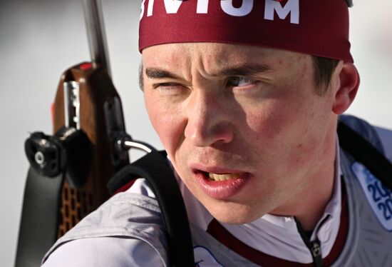Russia Biathlon Championships Training