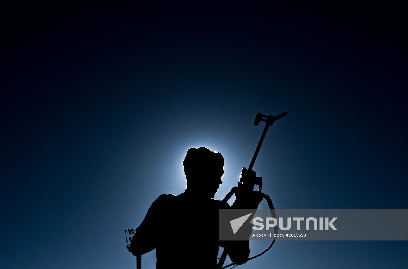 Russia Biathlon Championships Training