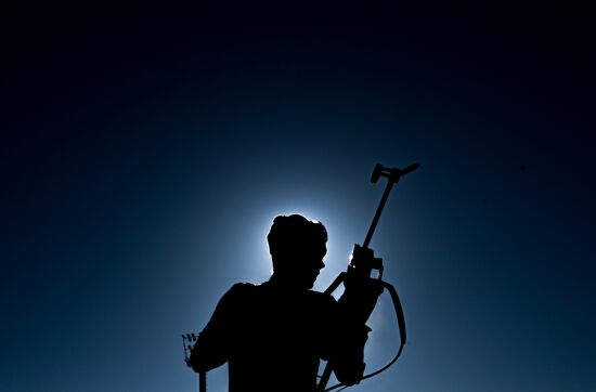 Russia Biathlon Championships Training