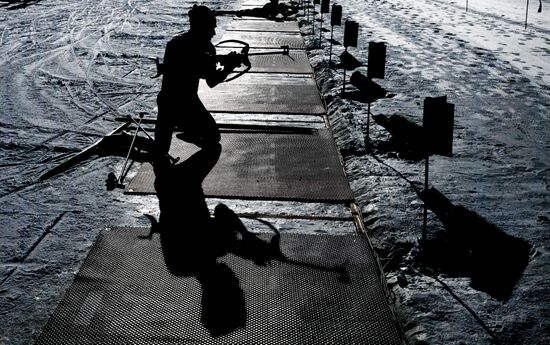 Russia Biathlon Championships Training