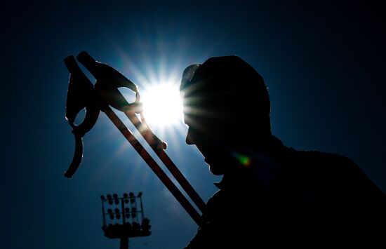 Russia Biathlon Championships Training