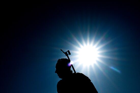 Russia Biathlon Championships Training