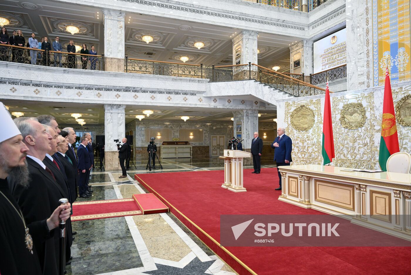 Belarus Lukashenko Inauguration