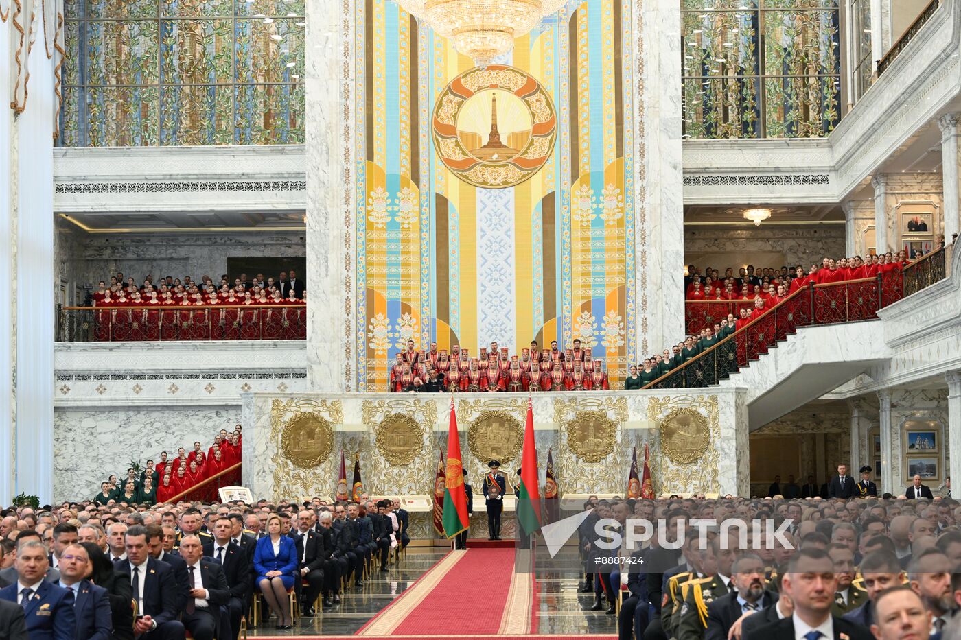 Belarus Lukashenko Inauguration