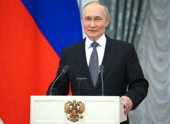 Russia Putin Culture Presidential Prize