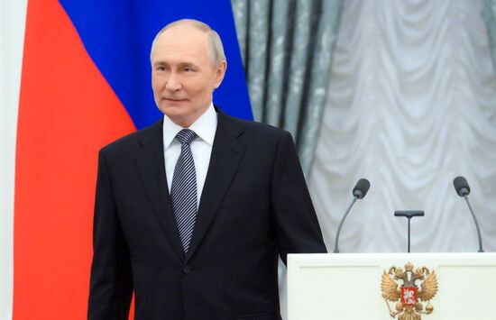 Russia Putin Culture Presidential Prize