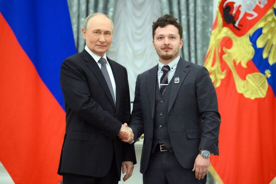 Russia Putin Culture Presidential Prize