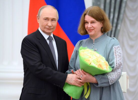 Russia Putin Culture Presidential Prize