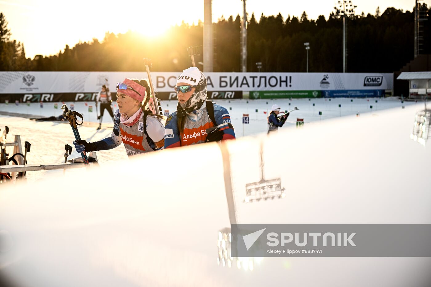 Russia Biathlon Championships Training