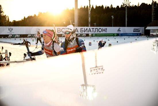 Russia Biathlon Championships Training