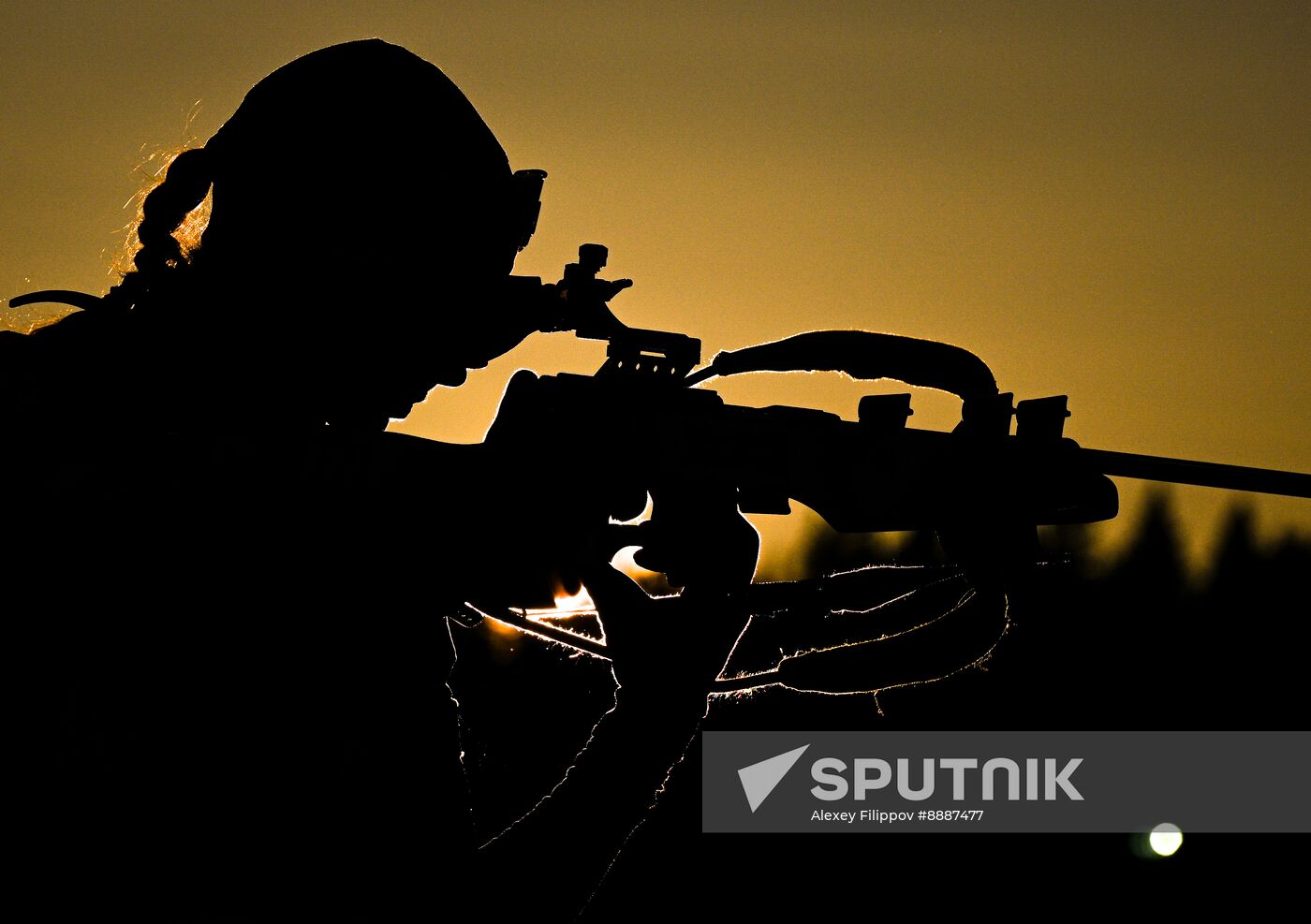 Russia Biathlon Championships Training