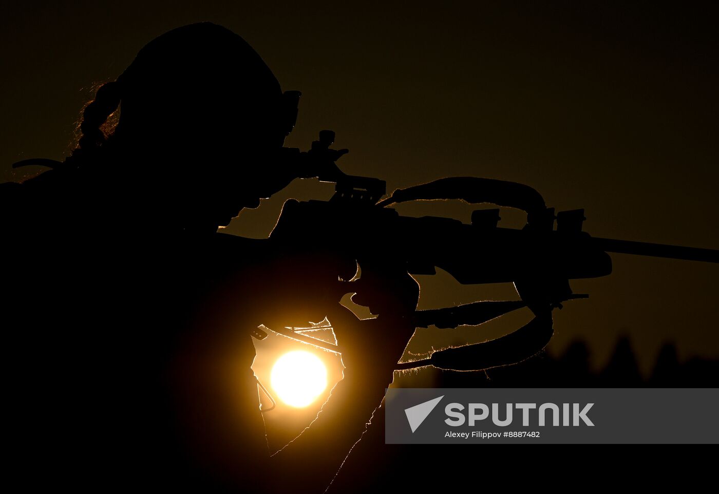 Russia Biathlon Championships Training