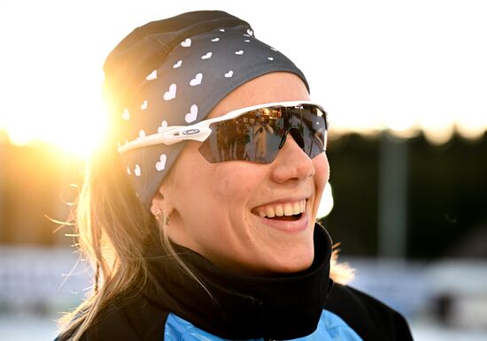 Russia Biathlon Championships Training