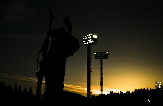 Russia Biathlon Championships Training