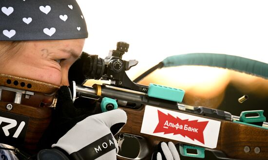 Russia Biathlon Championships Training