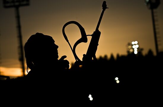 Russia Biathlon Championships Training