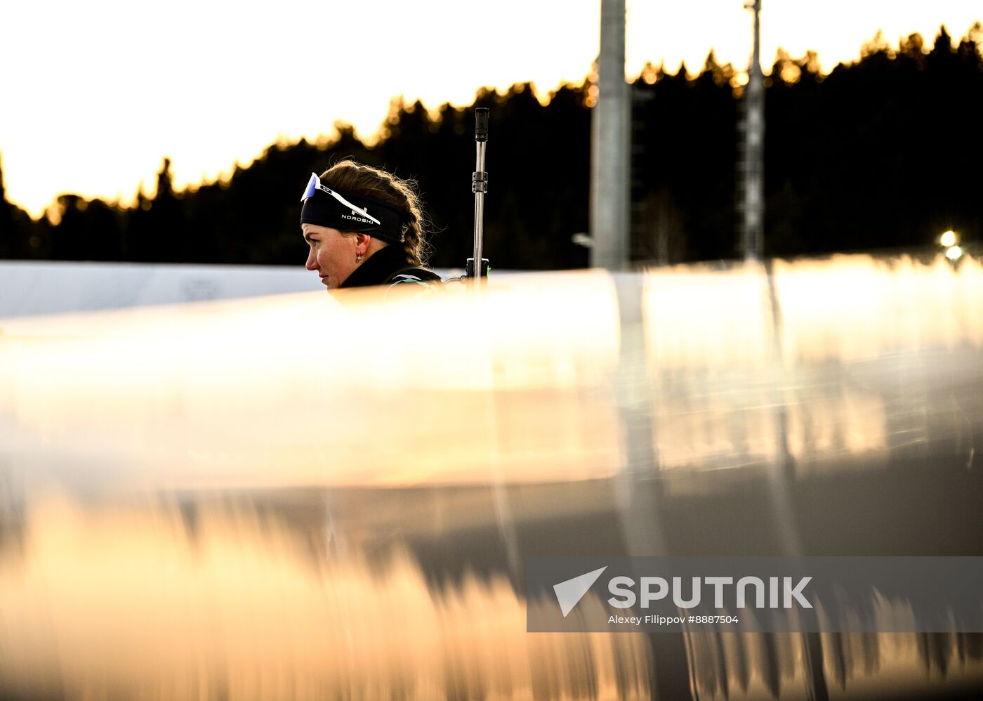Russia Biathlon Championships Training