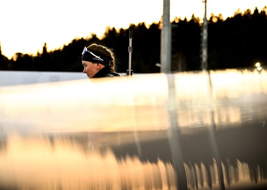 Russia Biathlon Championships Training