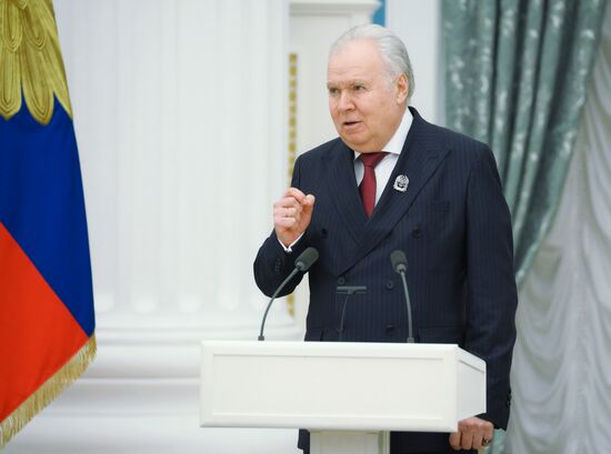 Russia Putin Culture Presidential Prize