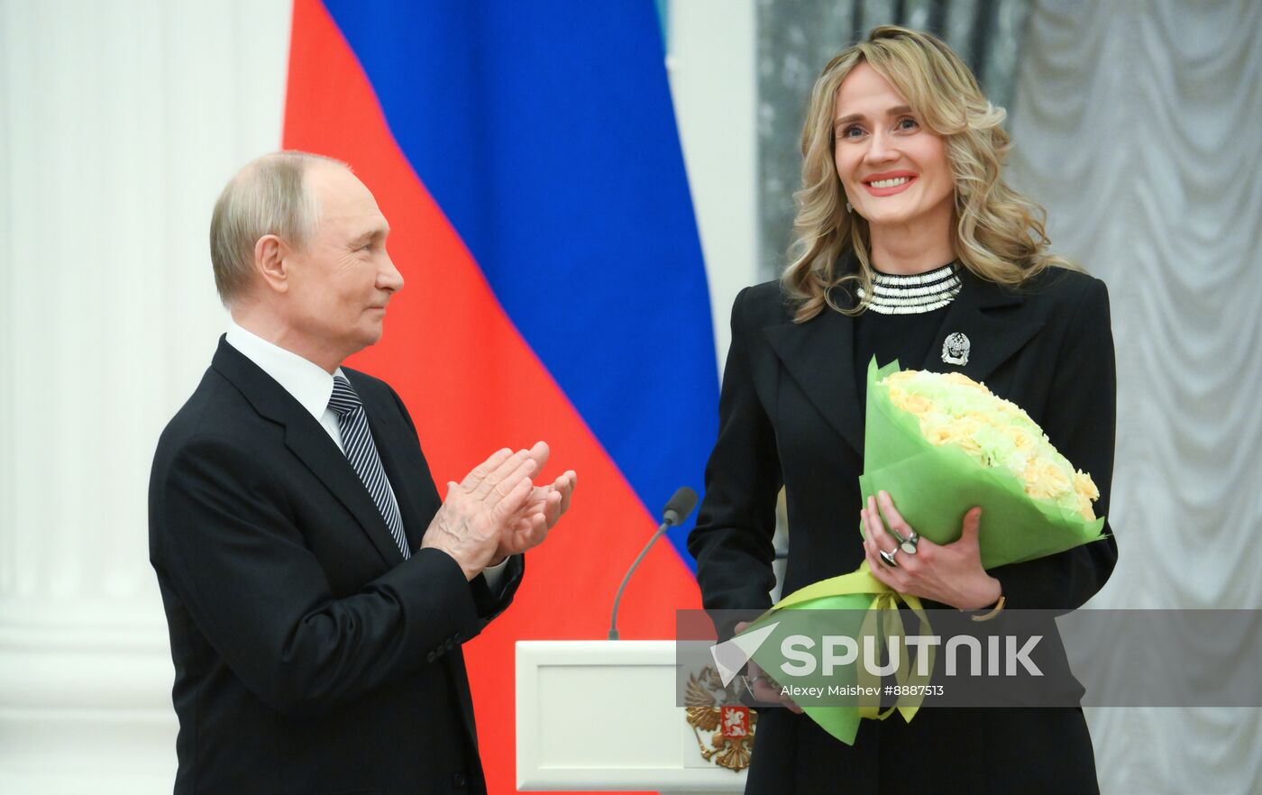 Russia Putin Culture Presidential Prize