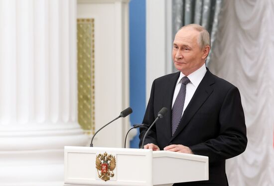 Russia Putin Culture Presidential Prize