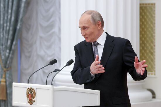 Russia Putin Culture Presidential Prize