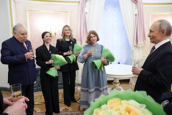 Russia Putin Culture Presidential Prize