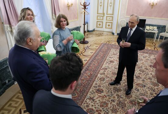 Russia Putin Culture Presidential Prize