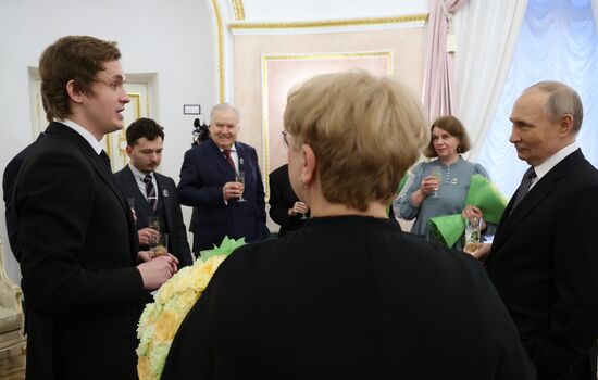 Russia Putin Culture Presidential Prize